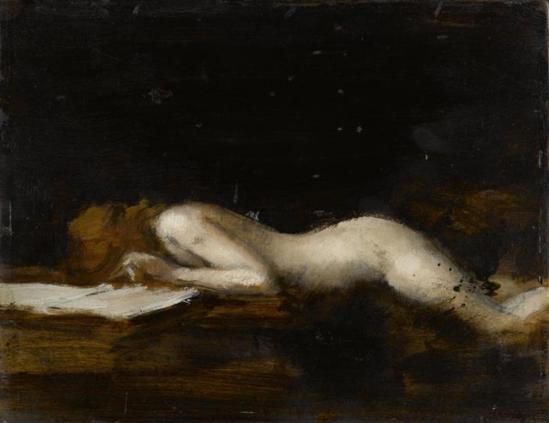 Jean-Jacques Henner. La Liseuse (recto) vers 1883