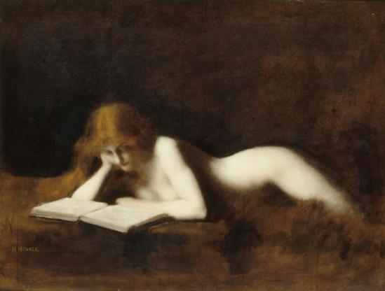 Jean-Jacques Henner. La Liseuse vers 1880-1890