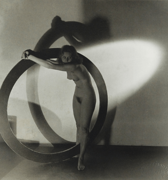 Josef Vetrovsky. Girl with hoop. Via vltavinauction