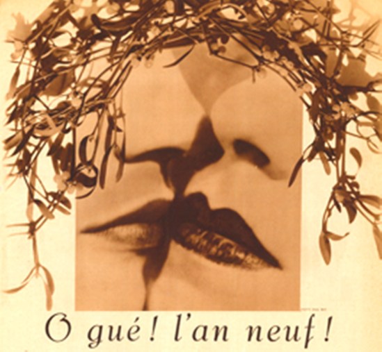 Man Ray. O gué l'an neuf!  Inside page of Vu, Issue No. 355 (2 January 1935) Private Collection. Via npg.org