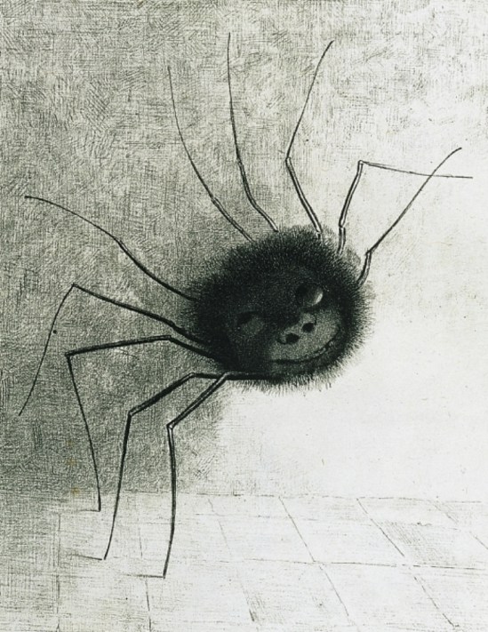 Odilon Redon. L'araignée souriante 1887