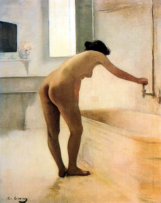 Ramon Casas i Carbó. Au bain 1895