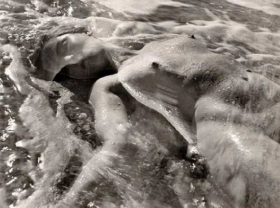 Ruth Bernhard. In the waves 1945. Via bonhams