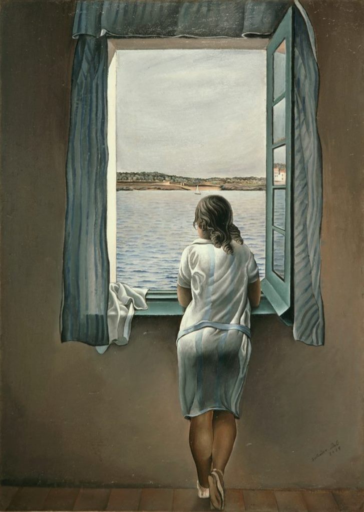 Salvador Dali. Woman at the window at Figueres 1926