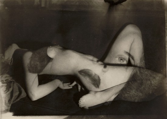 Val Telberg. Untitled (Female Nude Double Exposure) 1946® The estate of Val Telberg. Via thesip.org