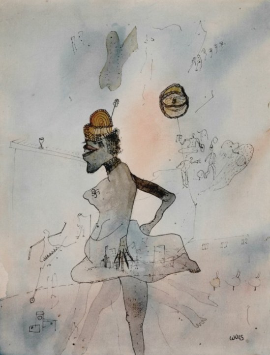 Wols. La danseuse noire 1940. Aquarelle sur papier