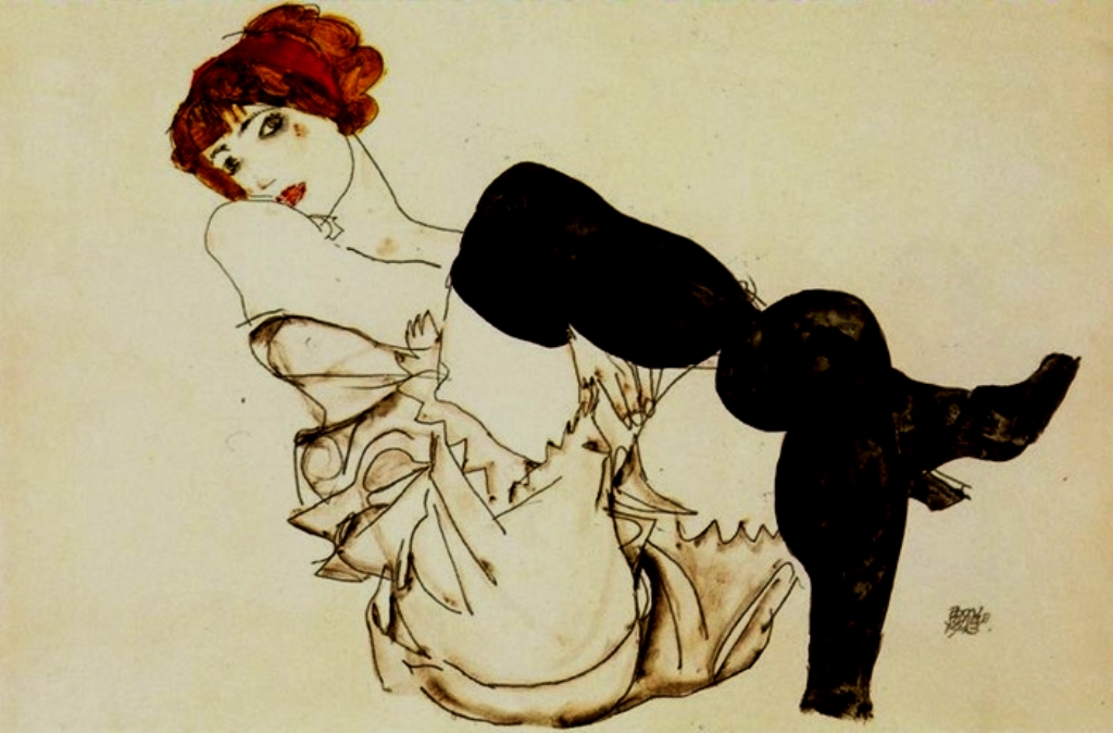 Egon Schiele. Wally Neuzil 1913