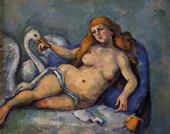 Paul Cézanne. Léda au cygne vers 1880