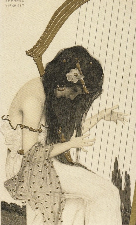 Raphael Kirchner. Greek virgin