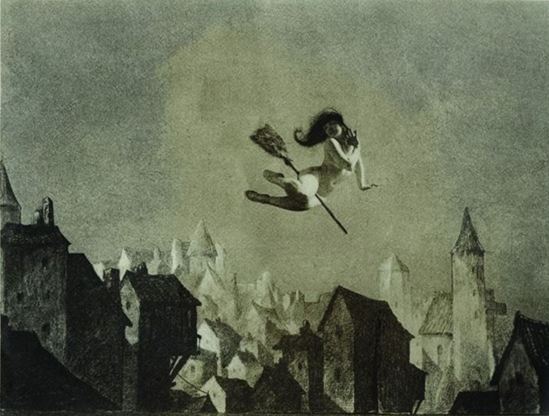 William Mortensen. Off for the Sabbot 1927. Via vice.com.jpg
