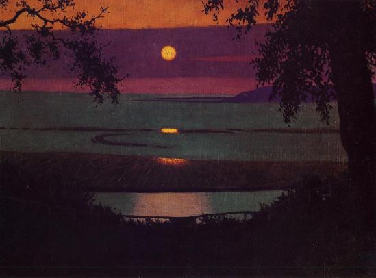 Félix Vallotton. Sunset 1918