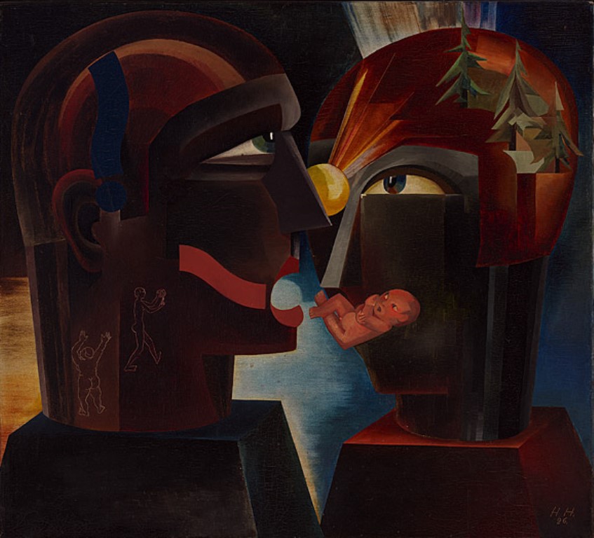 Hannah Höch. Imaginary bridge 1926