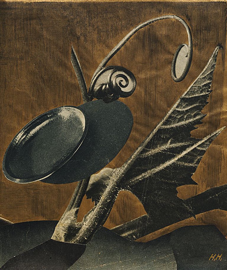 Hannah Höch. On gold paper 1920