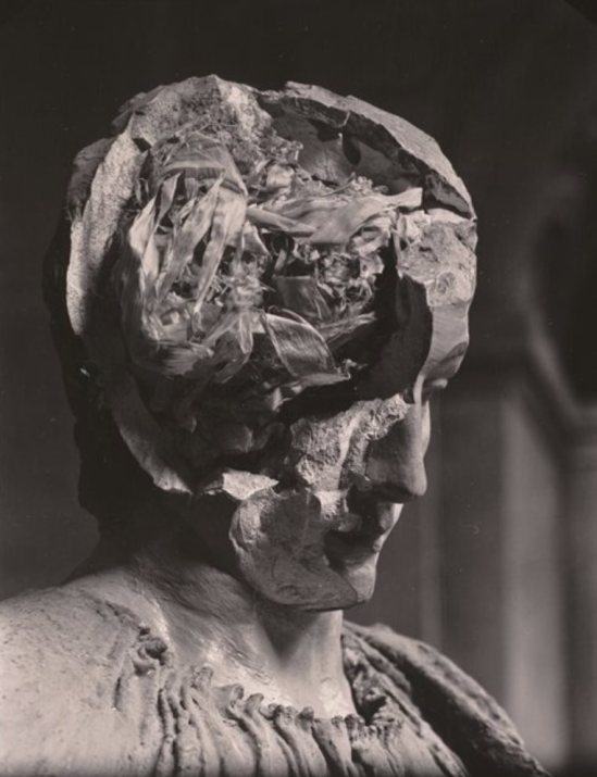 Josef Sudek. Plaster Head 1945. Via sfmoma