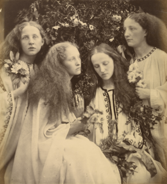 Julia Margaret Cameron. The Rosebud Garden of Girls 1868. Via getty