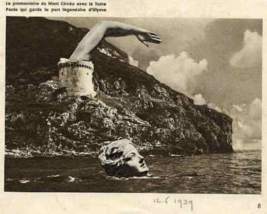 Marcel G. Lefrancq. Le promontoire du mont Circeo (1939). Via lefrancq.be