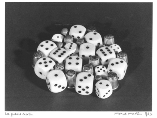 Marcel Mariën. La guerre civile 1983. Fine-arts-museum