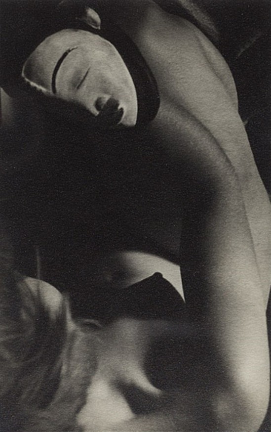 Vaclav Zykmund. Nude study with mask 1939. Via nga