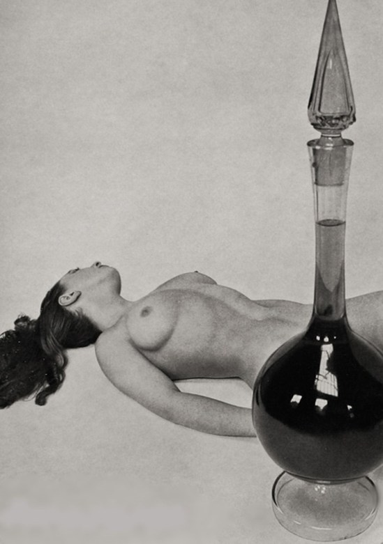 Zoltan Glass. Nude study 1950. Via liveinternet