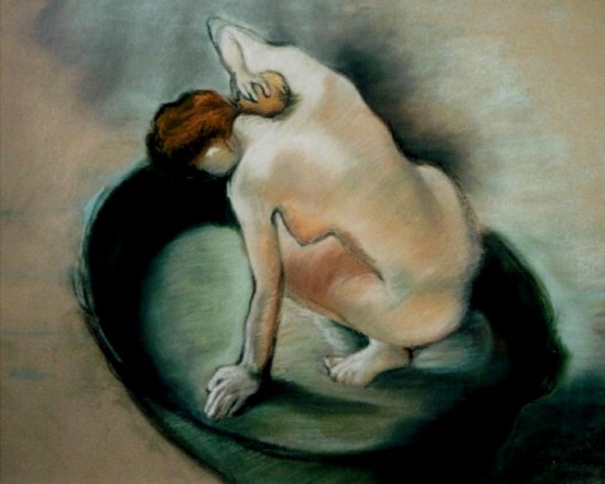 Edgar Degas. Study for the tub