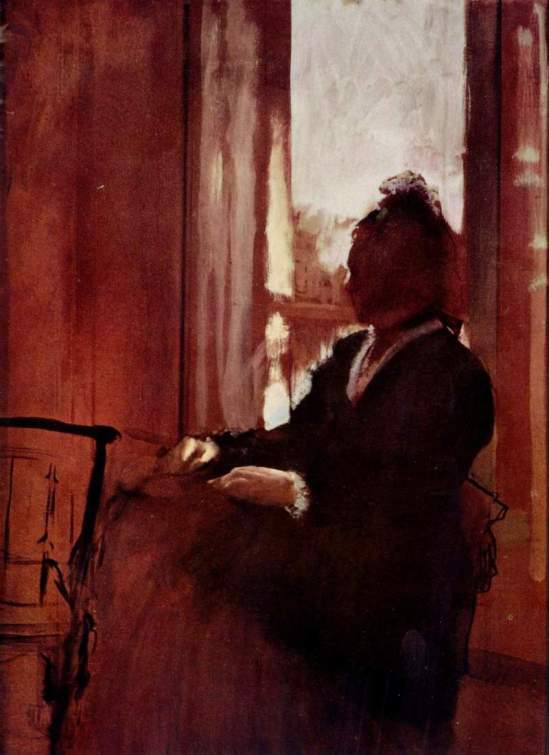 Edgar Degas. Woman at a window 1872