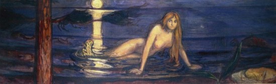 Edvard Munch. The lady from the sea 1896