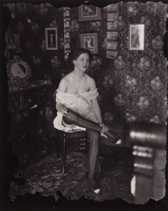 Ernest James Bellocq. Storyville portrait 1912, printed by Lee Friedlander after 1970. Via clevelandart