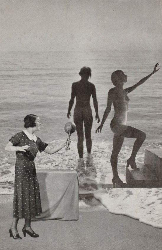 Georges Hugnet. Beach 1933-1936. Via clevelandart