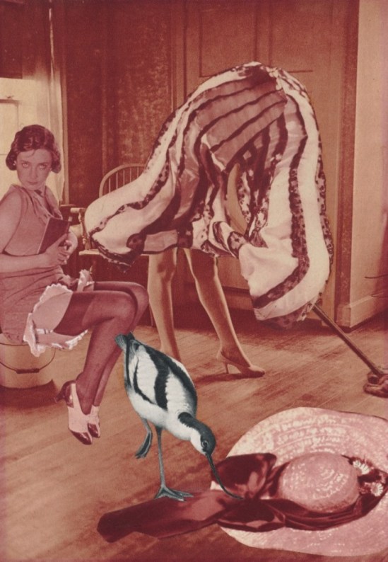 Georges Hugnet. En Route, one visits the castle, from Eight days at Trébaumec 1934. Via clevelandart