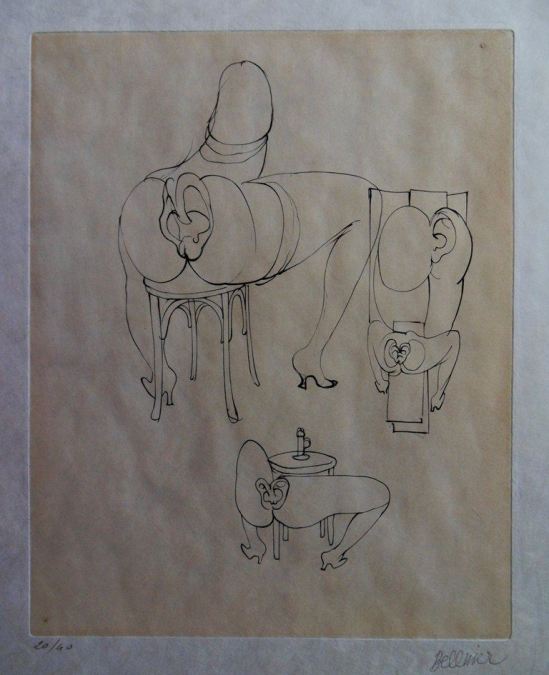 Hans Bellmer. Elle s'est assise