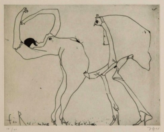 Horst Janssen. Rosi 1968