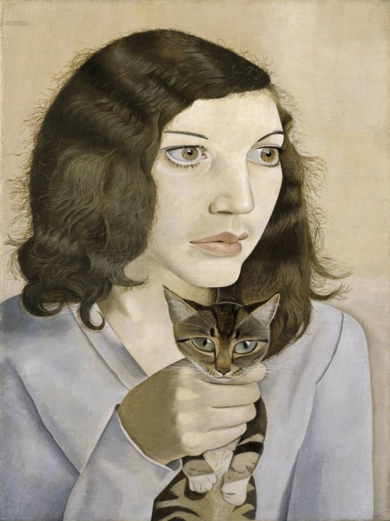 Lucian Freud. Girl with cat
