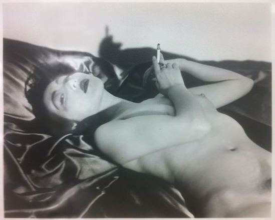 Nobuyoshi Araki. Woman with cigarette. Via artnet