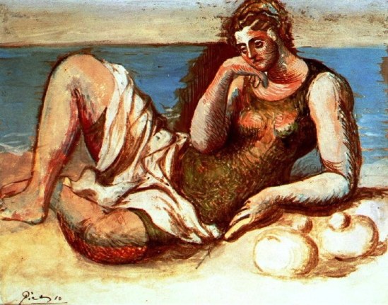 Pablo Picasso. Baigneuse 1908