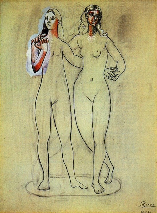 Pablo Picasso. Deux nus féminins 1920