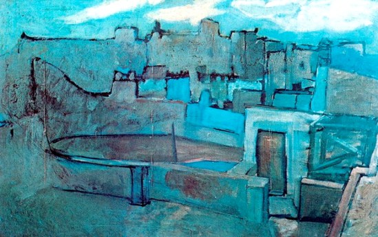 Pablo Picasso. Les toits de Barcelone 1903