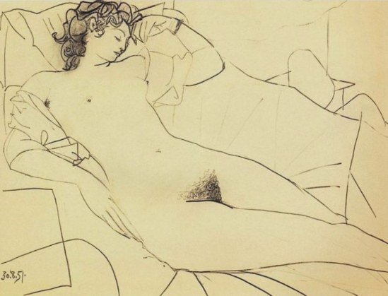 Pablo Picasso. Odalisque