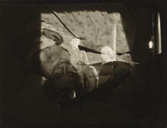 Roger Parry. Double Exposure, Woman on Bed 1933. Via clevelandart
