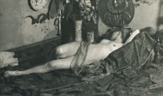 Albert-Edouard Drains. Etude de nu 1897. Via photoseed