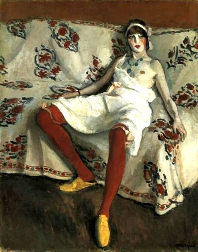 Albert Marquet. The red stockings 1912