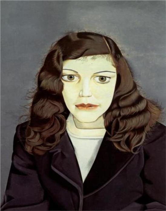 Lucian Freud. Girl In A Dark Jacket 1947