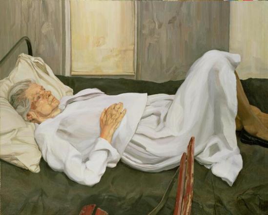 Lucian Freud. the Painter's mother resting 1984