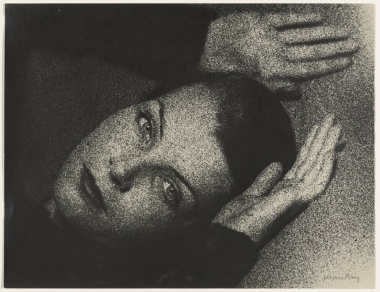 Man Ray. Coarse grain portrait 1940-1949® Man Ray Trust Via getty