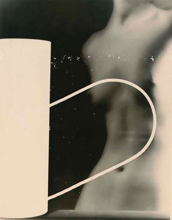Man Ray. Rayograph. Nude with speckles 1930. Via christies