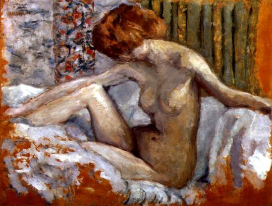 Pierre Bonnard. Marthe nue sur son lit 1903