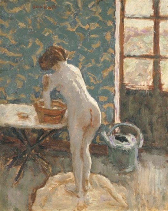Pierre Bonnard. Nu à l'arrosoir ou toilette à la campagne