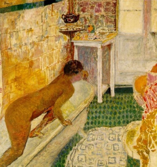Pierre Bonnard. Out of the bath 1926