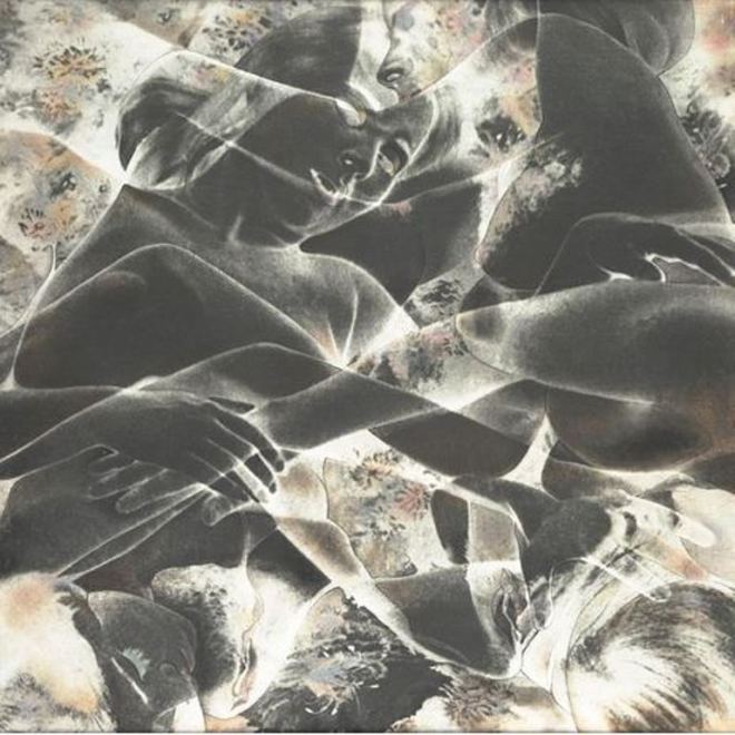 Robert Heinecken. Erogenous zone system exercise 1972. Via ccpemuseum