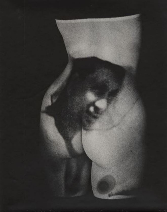 Robert Heinecken. Man and figure 1965. Via ccpemuseum