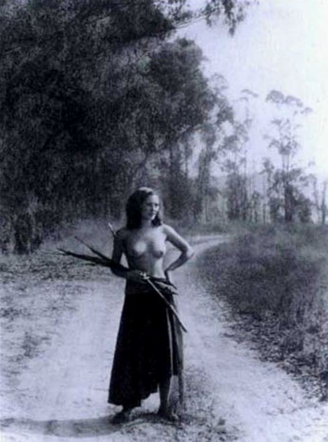 William Mortensen. A romany maid 1935. Via artnet